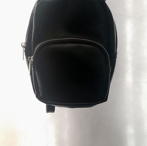 Mini Black Backpack